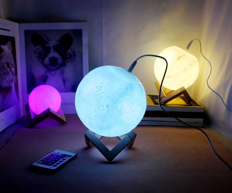 Book Light LED Moon Light Galaxy Light, Moon Night Light, Girl, Boy, Child Birthday Gift, Bedroom Decoration Indoor lighting